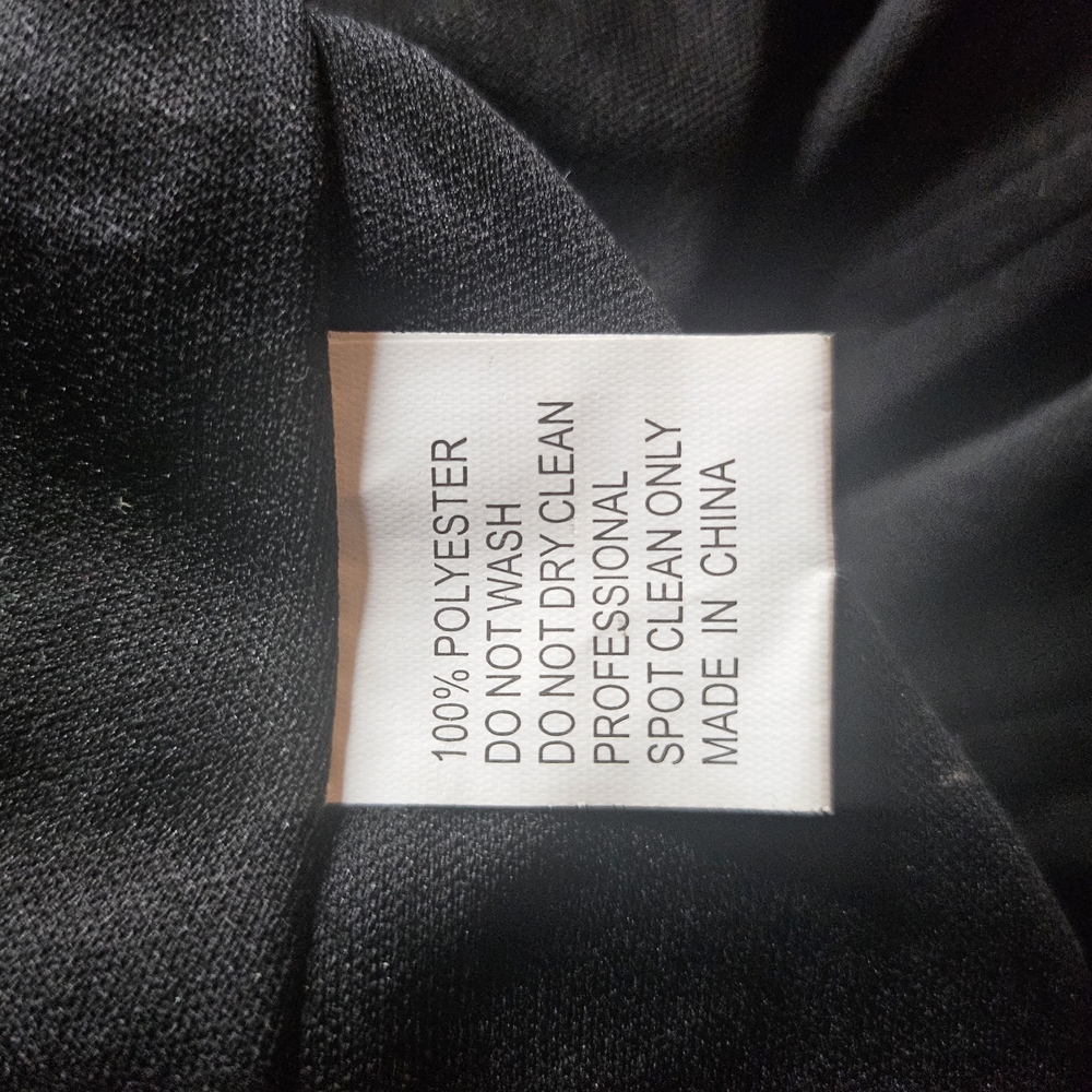 Mac Duggal Long Formal Dress 65219 Black Gown Mermaid Cut Size 8 - Picture 12 of 13